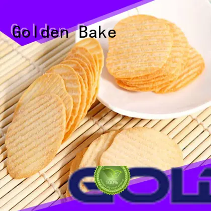 Golden Bake top quality automatic biscuit making plant factory for w-shape potato biscuit making 1