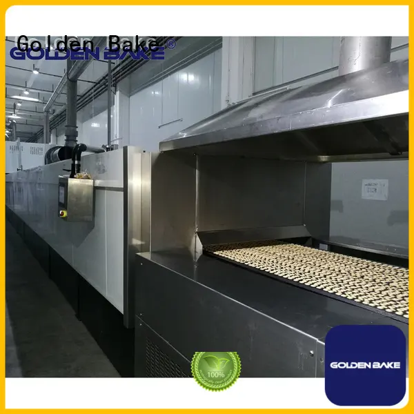 Golden Bake durable industrial cookie oven factory for biscuit baking 1