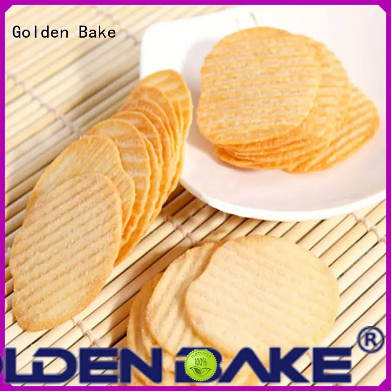Golden Bake professional biscuit production line manufacturer for wavy potato crisps chips making 1