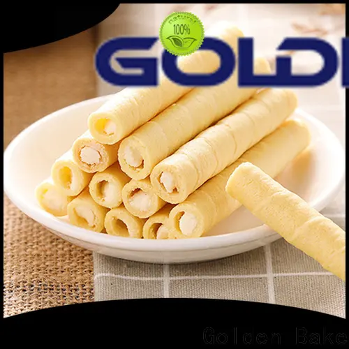 Golden Bake professional wafer stick making machine solution for egg roll making 1