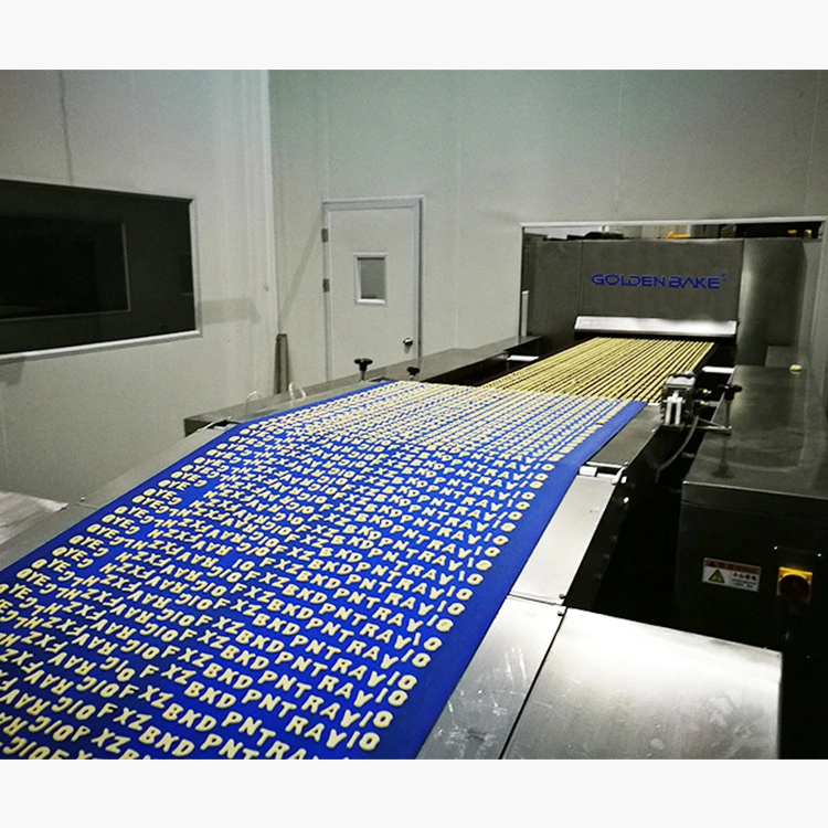 Golden Bake best dough forming equipment solution for letter biscuit production 3