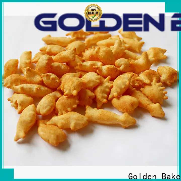 Golden Bake durable bakery cookie machine vendor for gold fish biscuit production 1