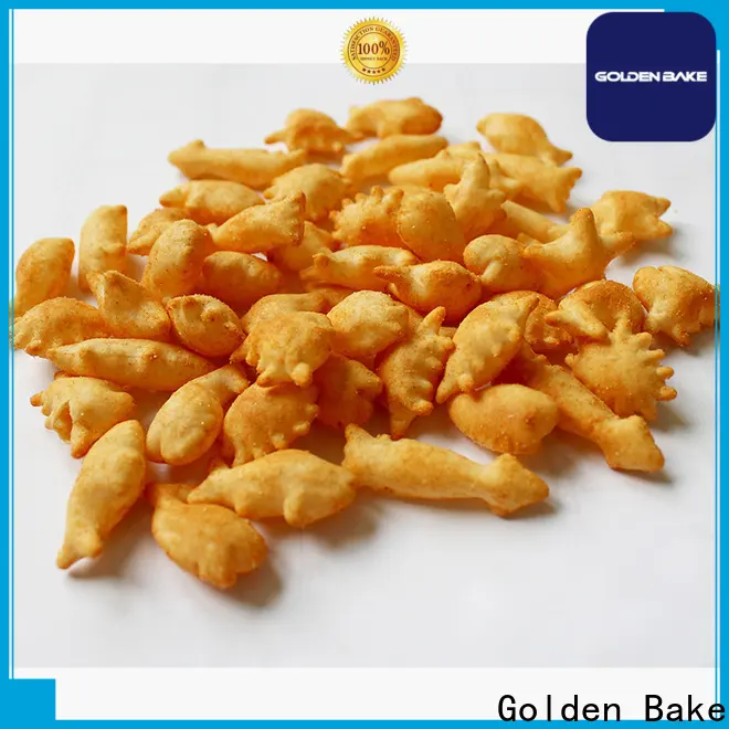 Golden Bake excellent bakery cookie machine factory for gold fish biscuit production 1