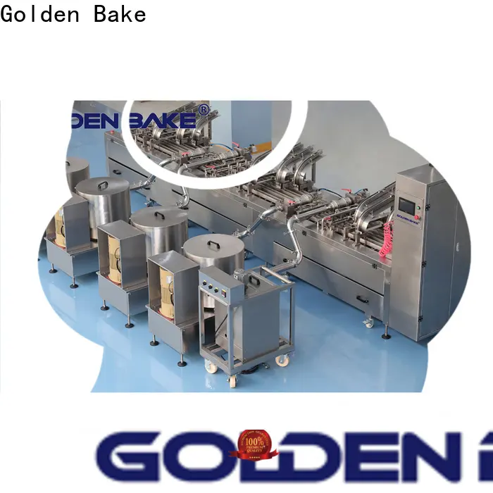 Golden Bake latest biscuit cream sandwiching machine factory 1
