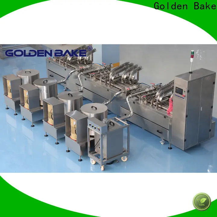 Golden Bake automatic chocolate covering machine factory for biscuit production line 1