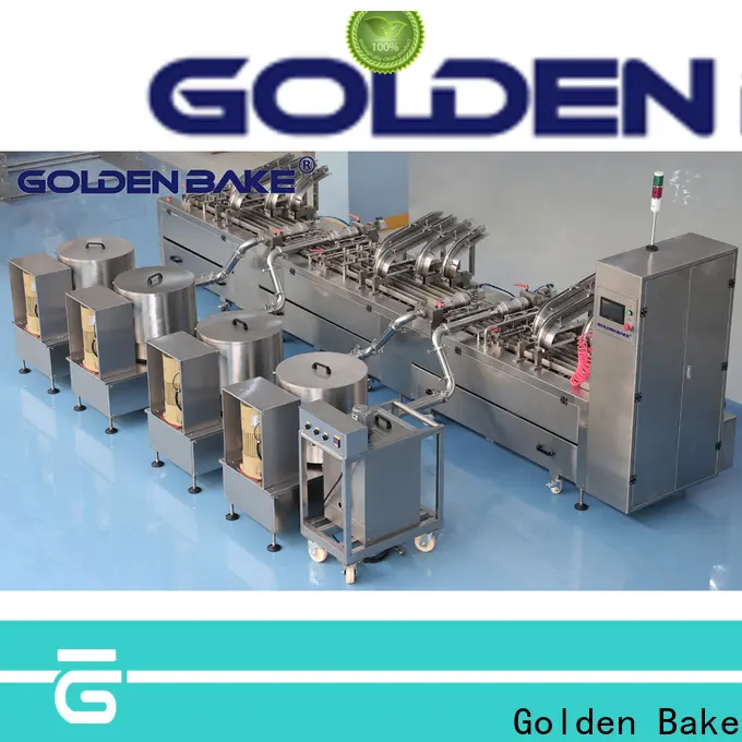 Golden Bake automatic chocolate coating machine vendor for biscuit production line 1