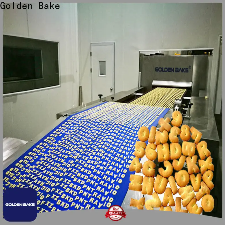 Golden Bake biscuits manufacturing machinery suppliers for letter biscuit making 1