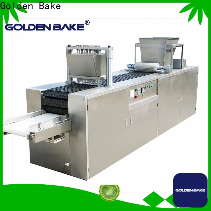 Golden Bake new sandwich biscuit machine manufacturer for hello/hollow panda biscuit 1