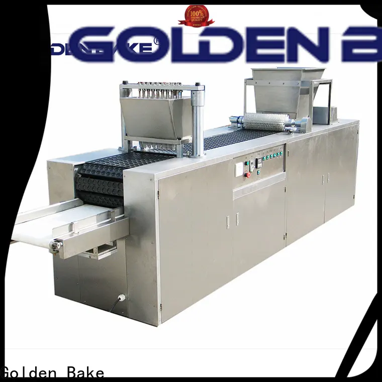Golden Bake automatic sandwich biscuit machine supplier for panda biscuits line 1