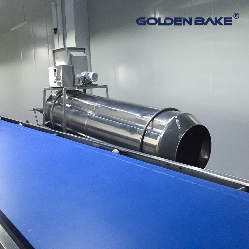 Línea automática para fabricar bocadillos crujientes con sabor sazonado y en forma de mariscos Golden Bake 5