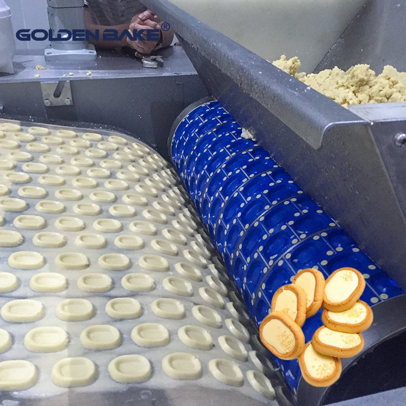 Linha de produção automática de biscoitos de torta de ovo Golden Bake máquina de fazer biscoitos macios 1