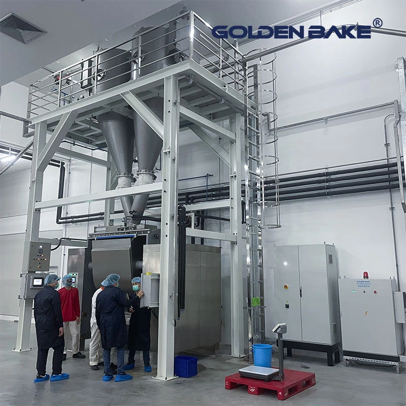 Système de silo à farine pour chaîne de production de biscuits, système de dosage automatique 1