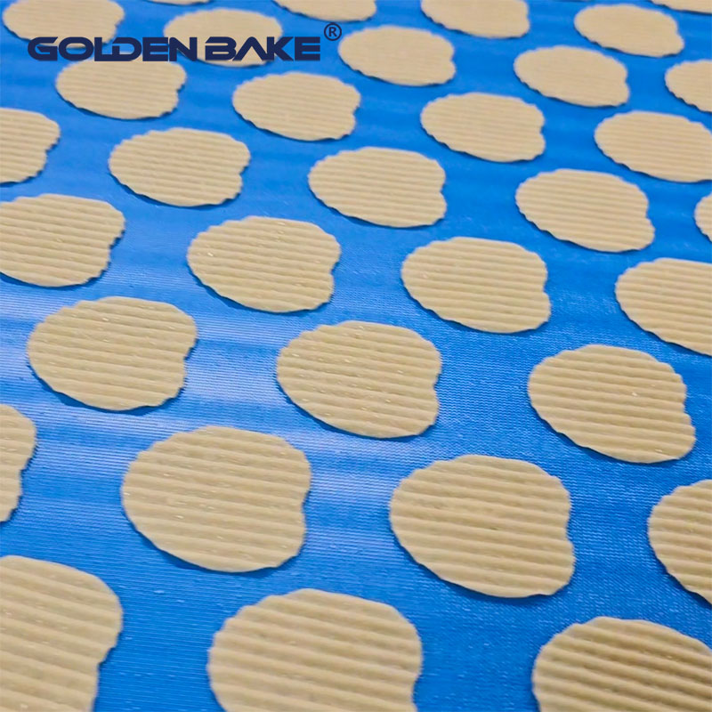 Potato chips W-shape forming machine wavy gauge rolls 3