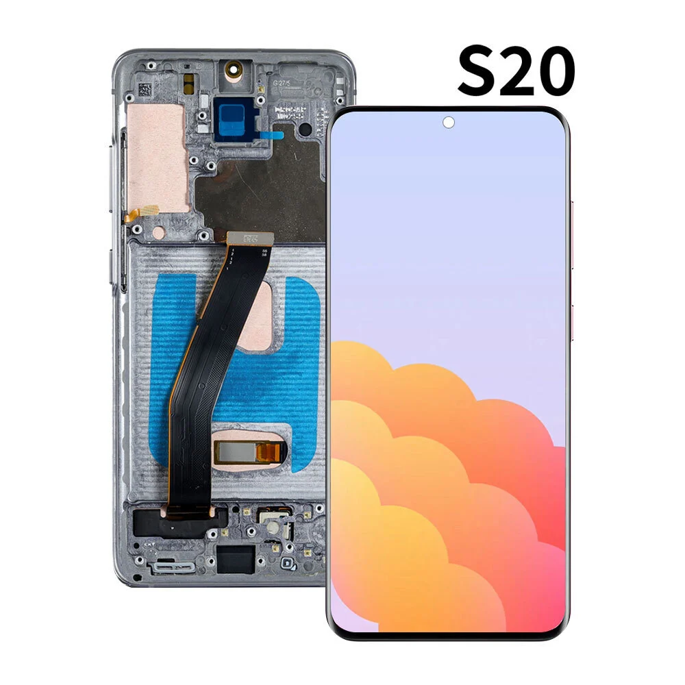 Samsung S20 Screen with Frame | OEM Wholesale & Repair Services 1