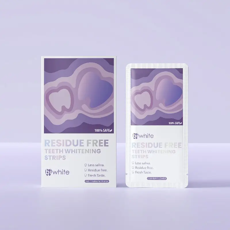 Natural Teeth Whitening Strips Mint Or Customized Wholesale - Bi White 6