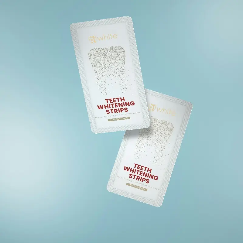 Non Peroxide Teeth Whitening Strips Hydrogen Peroxide by Bi White 5