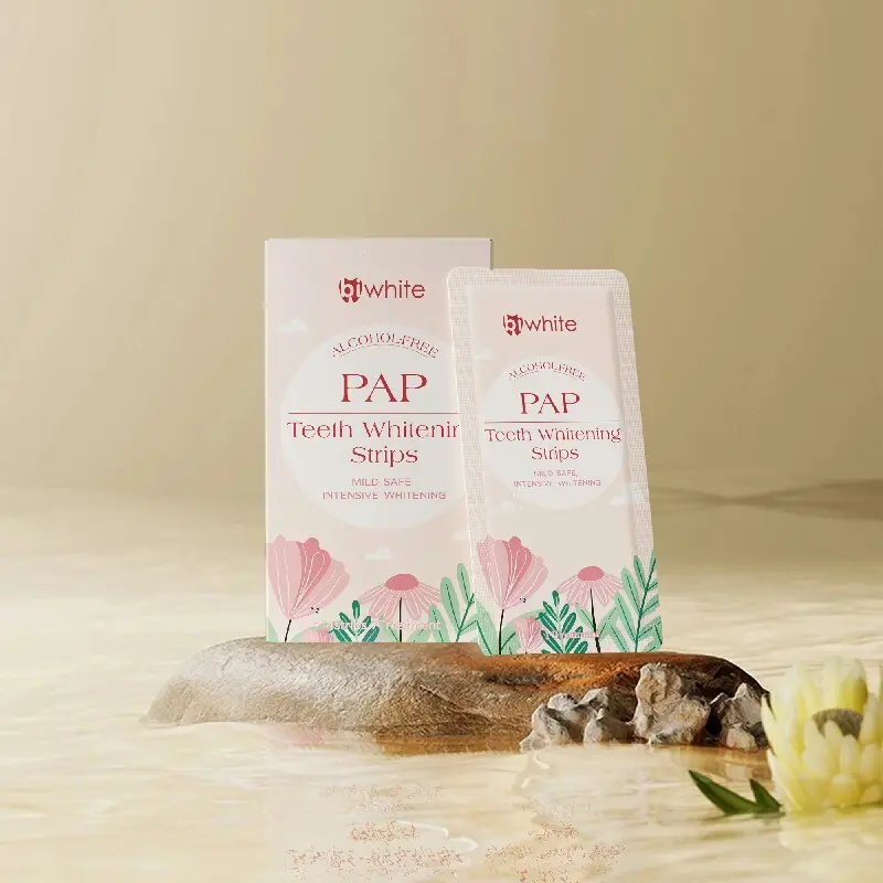 Pap Teeth Whitening Strips Mint Or Customized - - Bi White 3