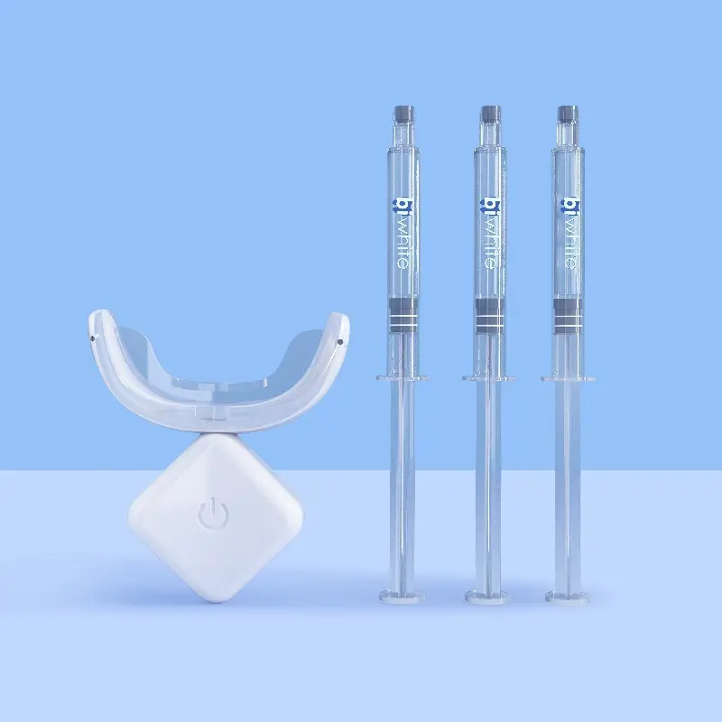 Best Led Whitening Kit 3pcs*3ml Whitening Gel; 1pcs LED Lamp; 1pcs Manual; 1pcs Shade Guide - - Bi White 3