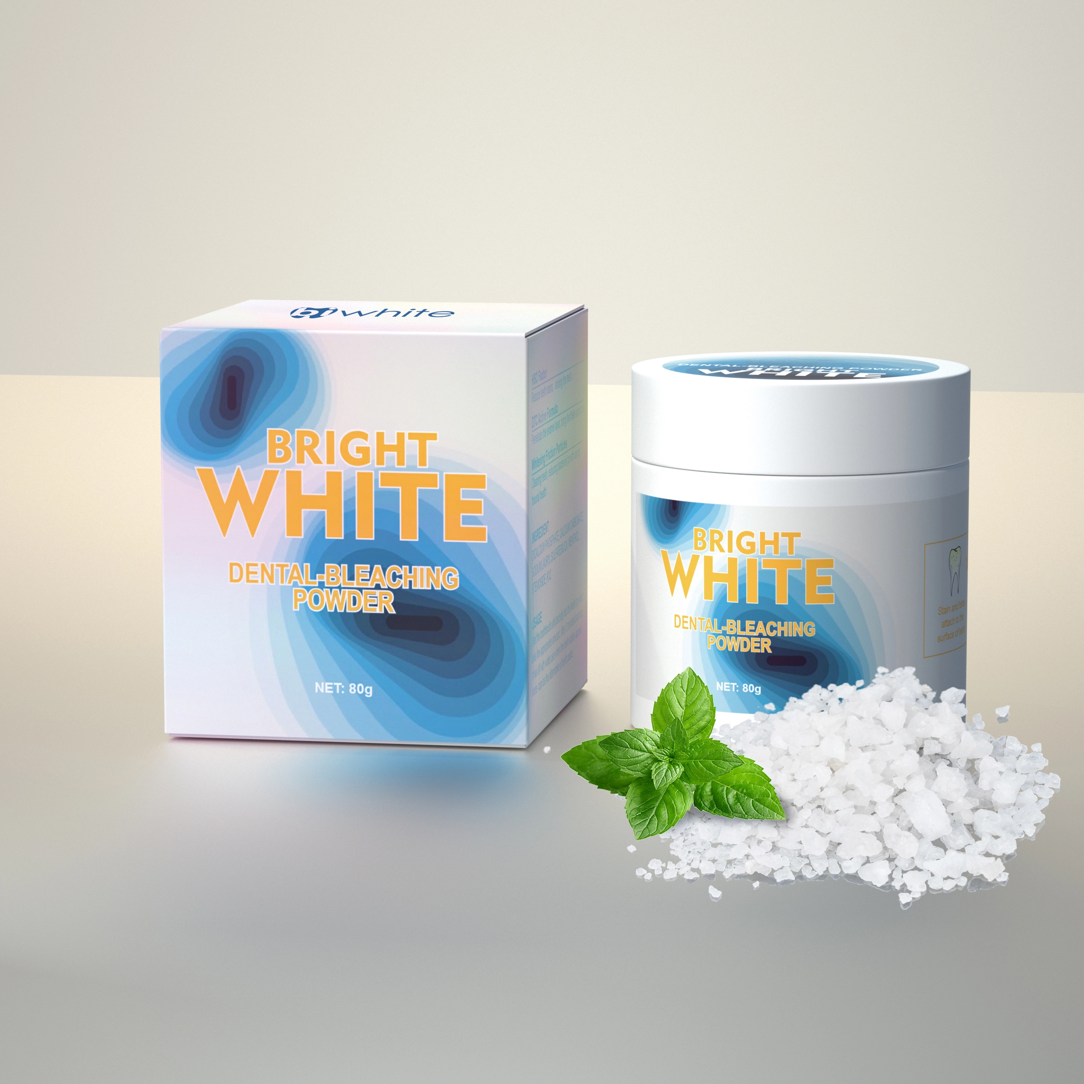 Classic Mint Teeth Whitening Powder TWP002 1