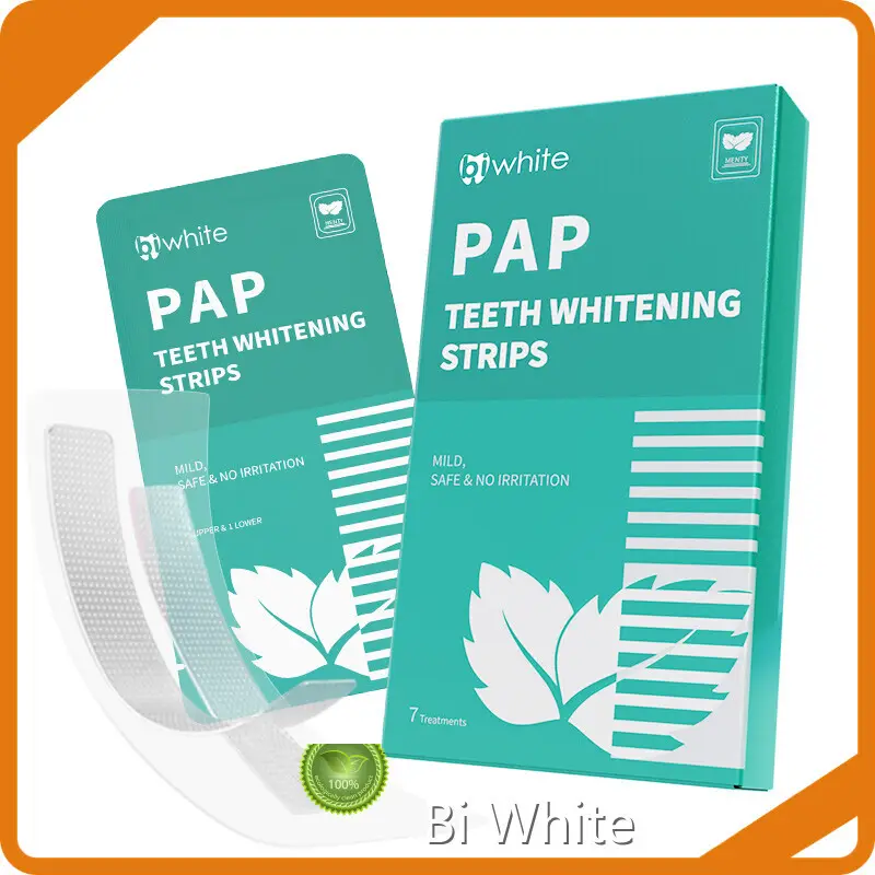 Non Peroxide Whitening Strips 14 Pouches by Bi White 1