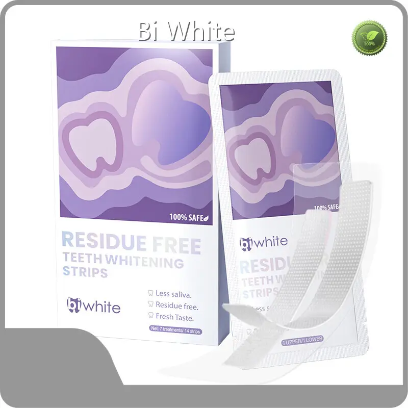 Hydrogen Peroxide Teeth Strips Mint Or Customized - - Bi White 1