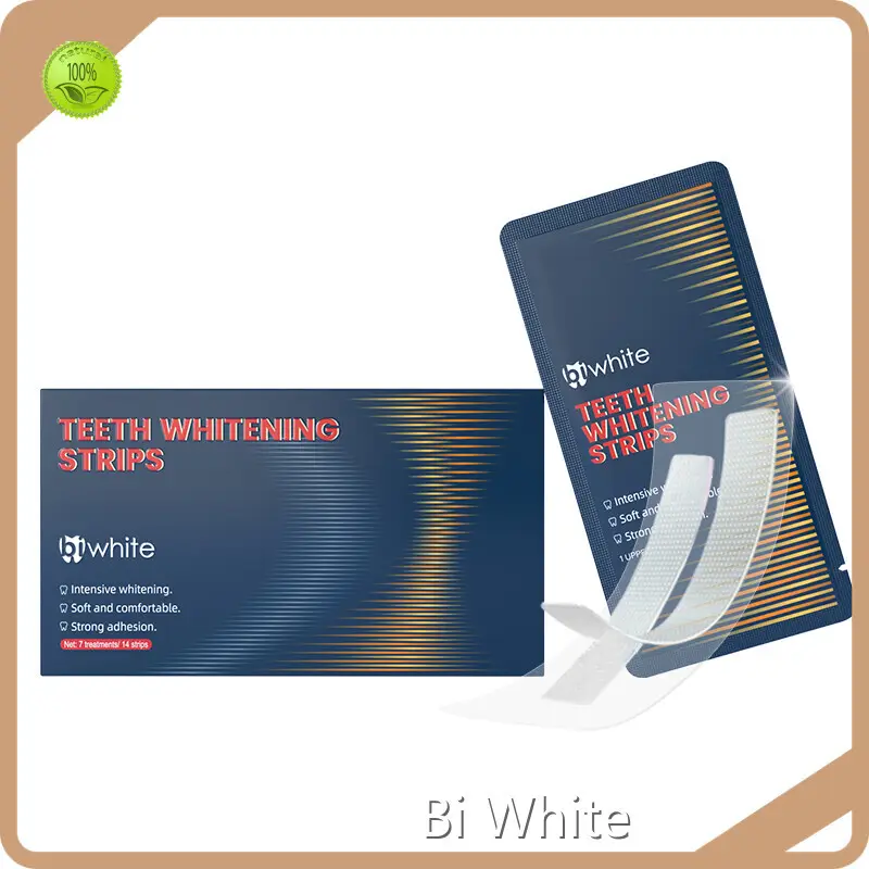 Non Peroxide Teeth Whitening Strips 14 Pouches Wholesale - Bi White 1