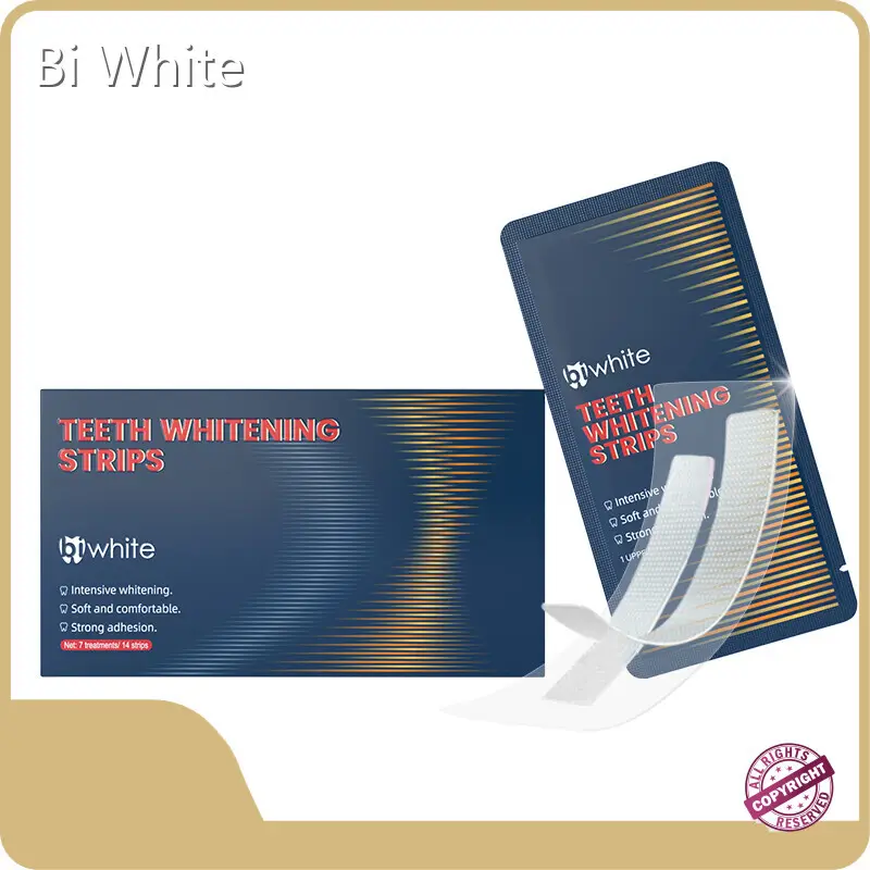 Teeth Whitening Strips for Sensitive Teeth Mint Or Customized by Bi White 1