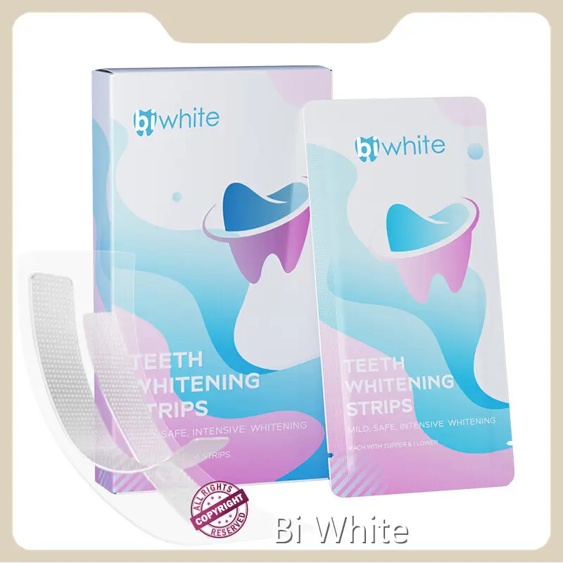 Premium Teeth Whitening Strips 14*8*4cm - - Bi White 1