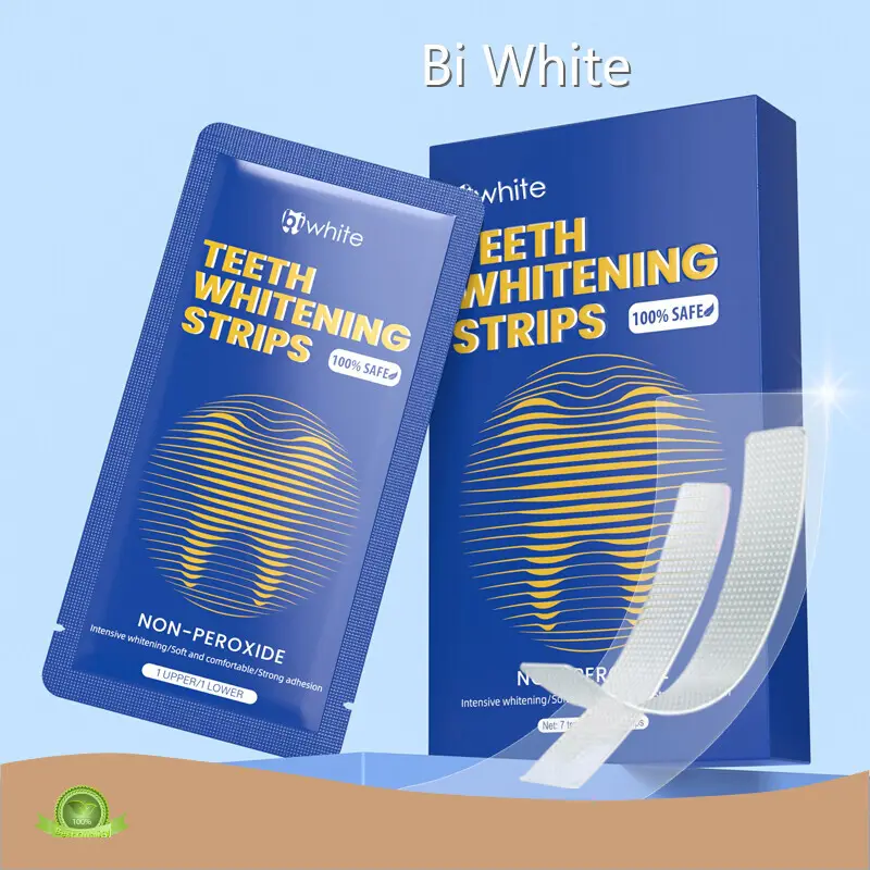 Whitening Strips Without Peroxide Mint Or Customized - - Bi White-1 1