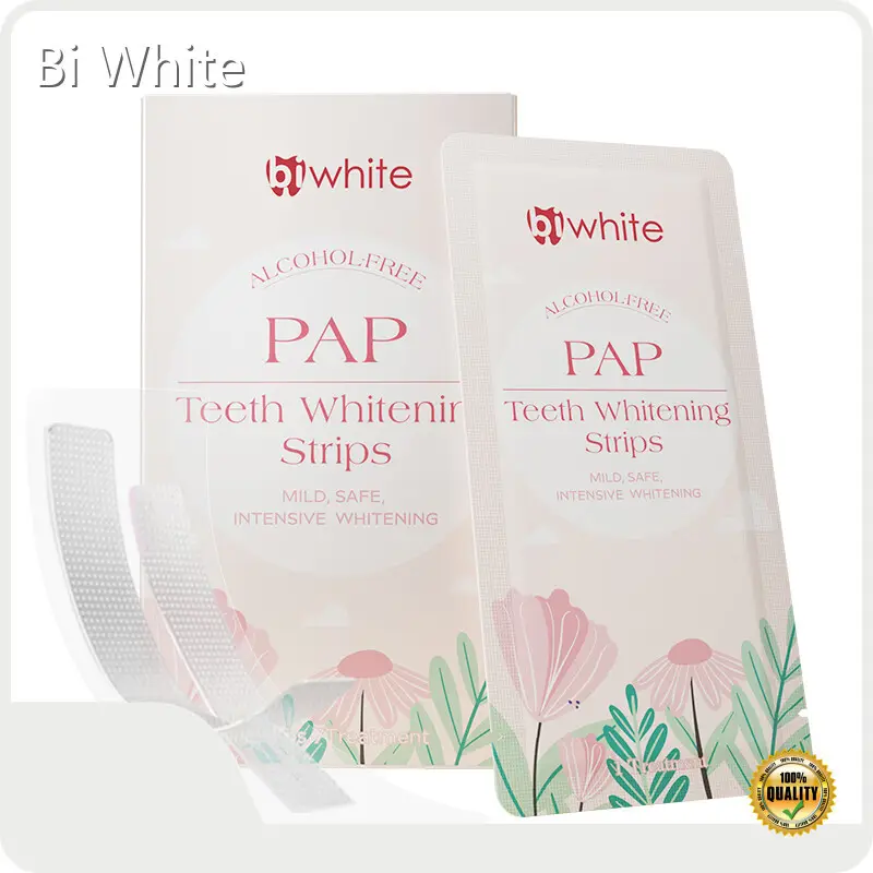Natural Teeth Whitening Strips 14 Pouches - - Bi White 1