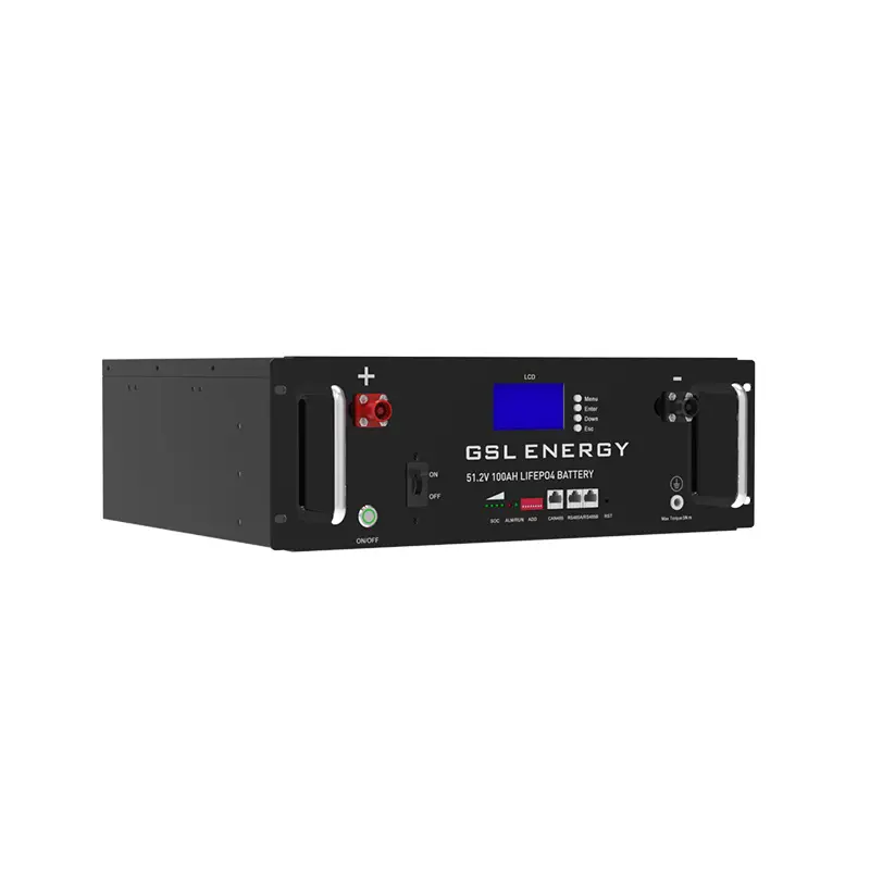 5 kWh/10 kWh/14,34 kWh 100 Ah/200 Ah/280 Ah 51,2 V Stack-Server-Rack-Batterie 1