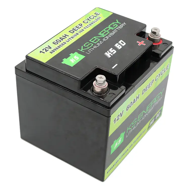 12V 60AH Deep Cycle Lifepo4 Lithium Motorcycle Battery 2