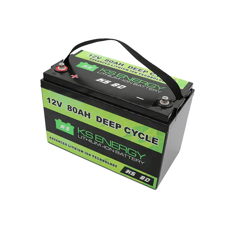 12V 80AH Lifepo4 بطارية ليثيوم أيون ذات دورة عميقة الموردين 1