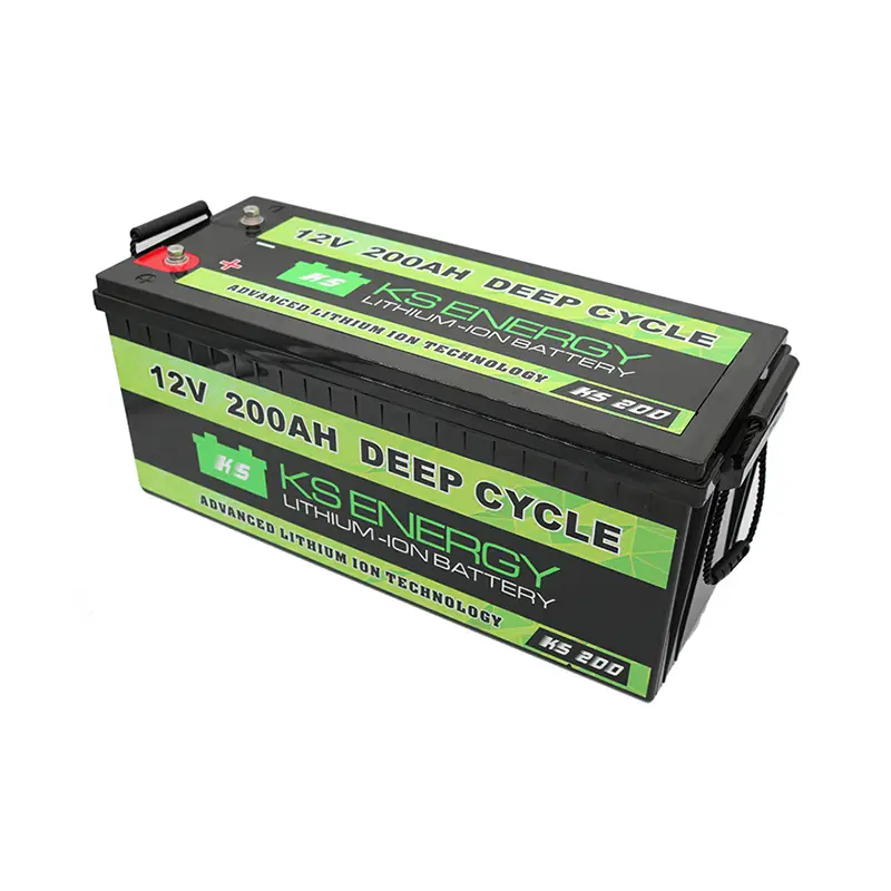 Fabricantes de baterías para vehículos recreativos de iones de litio de ciclo profundo Lifepo4 de 12V 200AH 1