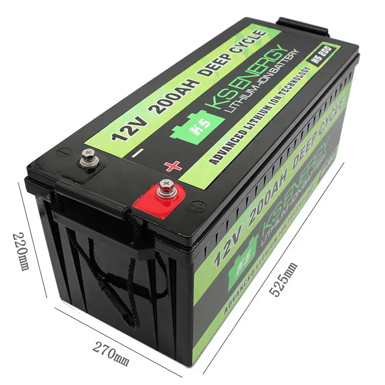 GSL ENERGY 200ah solar battery led display 3