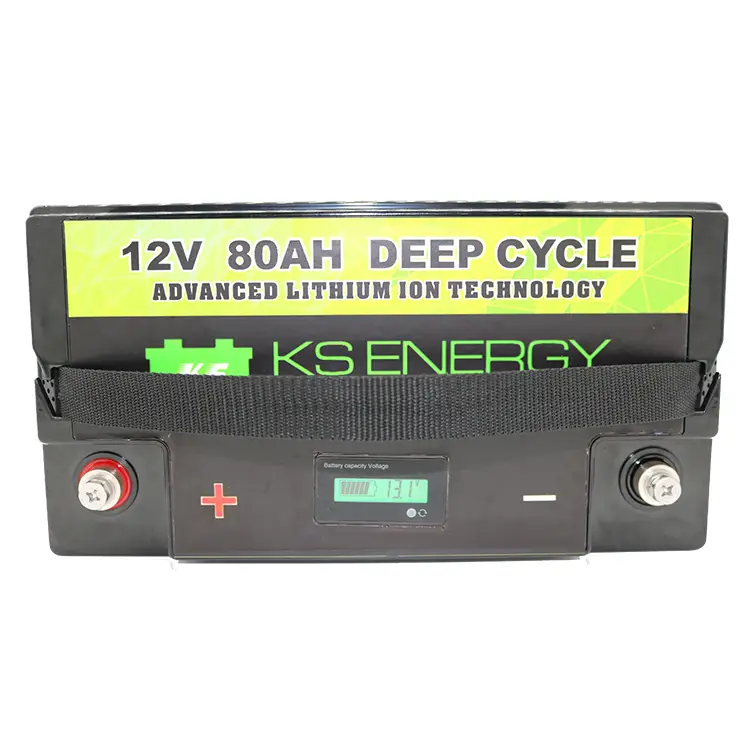 carts lithium ion battery 12v 100ah bulk production led display GSL ENERGY 3