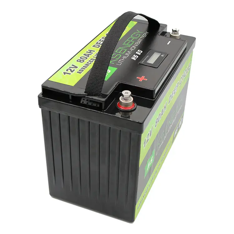carts lithium ion battery 12v 100ah bulk production led display GSL ENERGY 4