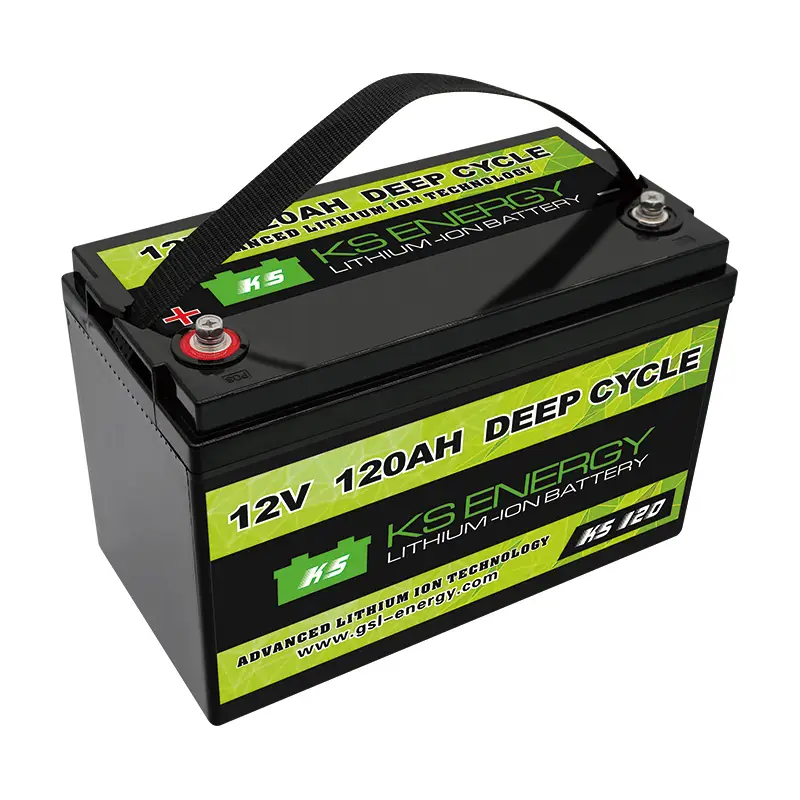 LiFePO4-Akkus, 3,2 V, Basisbatterie, 12 V, 120 Ah, Lithiumphosphat, mit LED-Kapazitätsanzeige 1