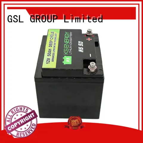 Quality GSL ENERGY Brand camping cycle 12v 50ah lithium battery 1