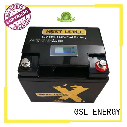 than lithium 12v 50ah lithium battery capacity llithium GSL ENERGY company 1