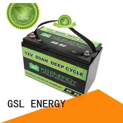 GSL ENERGY Brand rv marine 12v 50ah lithium battery manufacture 1