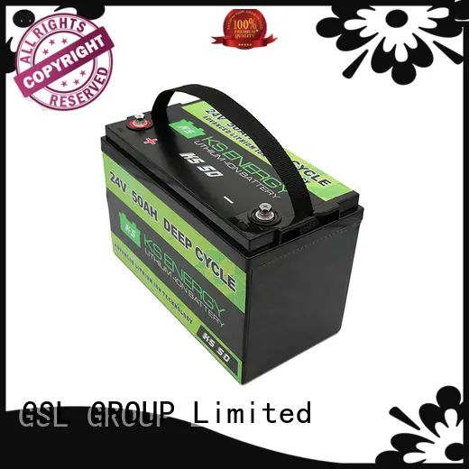 24v li ion battery cycle ion Warranty GSL ENERGY 1