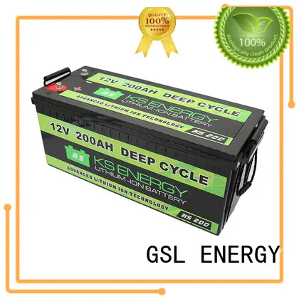 rechargeable capacity led 12v 50ah lithium battery GSL ENERGY Brand 1