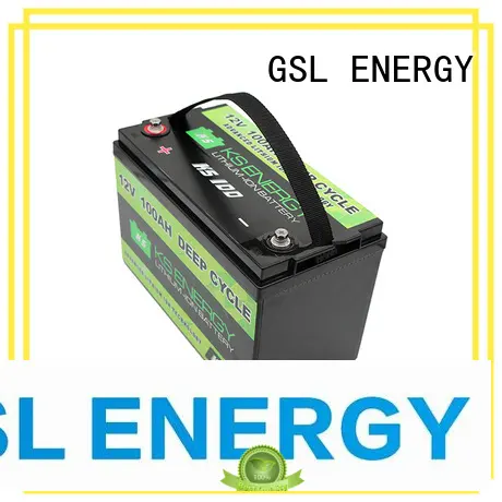 solar rechargeable caravans lifepo4 GSL ENERGY Brand 12v 50ah lithium battery supplier 1