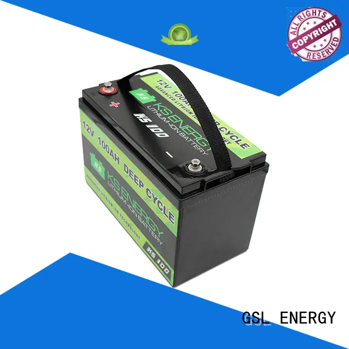 battery more deep 12v 50ah lithium battery led GSL ENERGY Brand 1