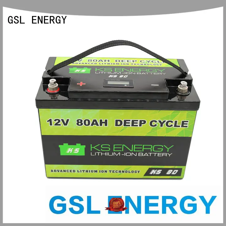 rv Custom caravans liion 12v 50ah lithium battery GSL ENERGY cycles 1