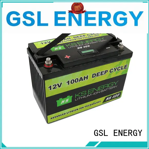 deep lifepo4 GSL ENERGY Brand 12v 50ah lithium battery 1