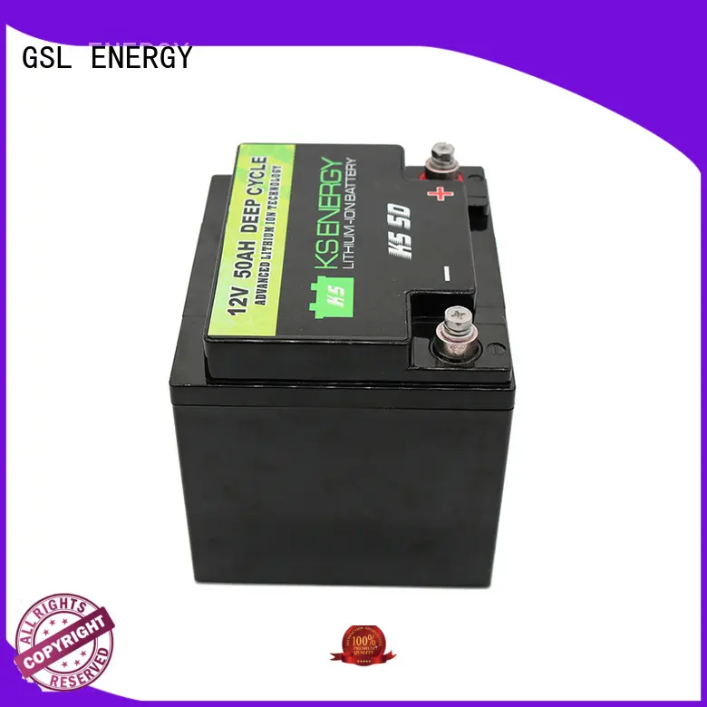GSL ENERGY Brand solar rv li display 12v 50ah lithium battery 1