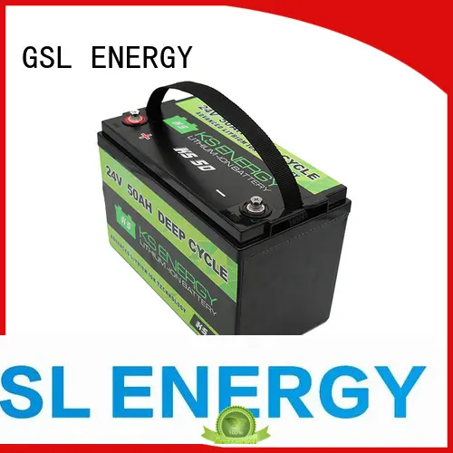 GSL ENERGY Brand pack cycle deep 24v li ion battery lifepo4 1