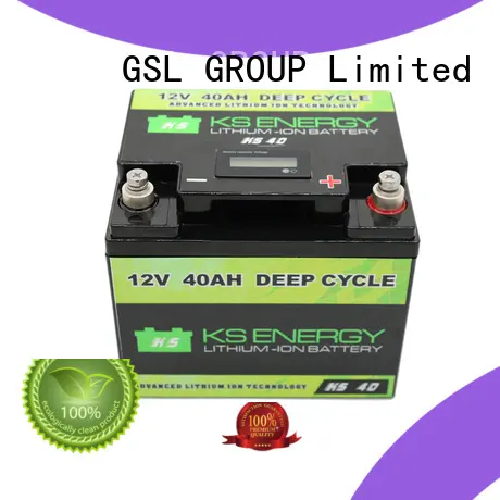 marine ion than rechargeable GSL ENERGY Brand 12v 50ah lithium battery supplier 1
